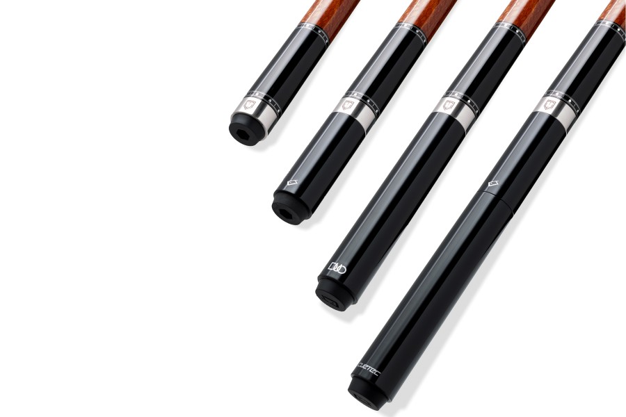 Predĺženie tága Cuetec Duo Extensions metallic - black, vrátane adaptéra – Obrázok 5