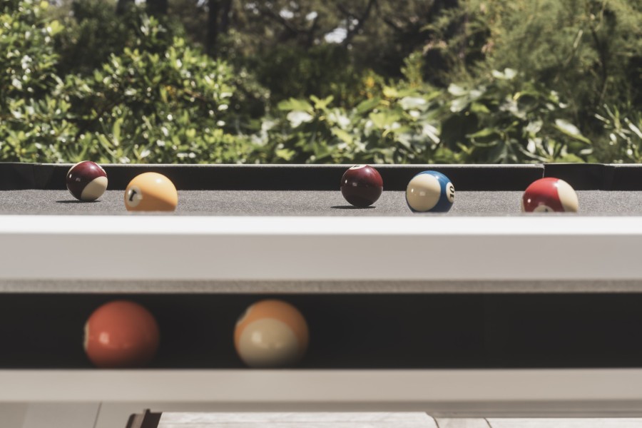 Biliardový stôl, Pool, Cornilleau Origin Outdoor, 7 ft., biely – Obrázok 10
