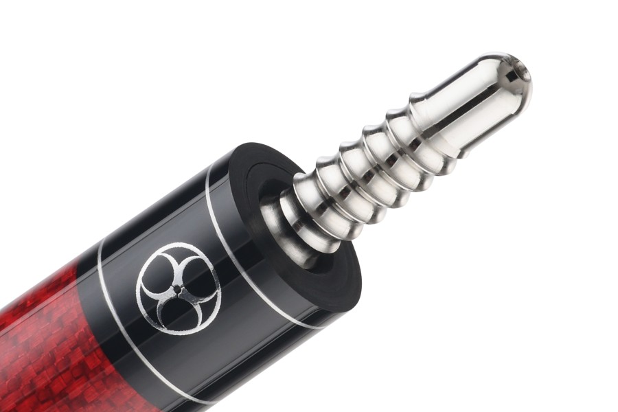 Biliardové tágo, Poison Maelith Sivá/Červená, lakovaný povrch, Radial, 12,4 mm – Obrázok 4