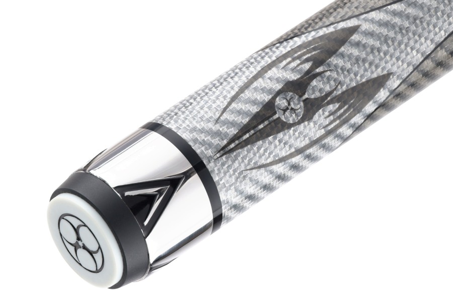 Biliardové tágo, Poison Maelith Sivá, lakovaný povrch, Radial, 12,4 mm – Obrázok 5