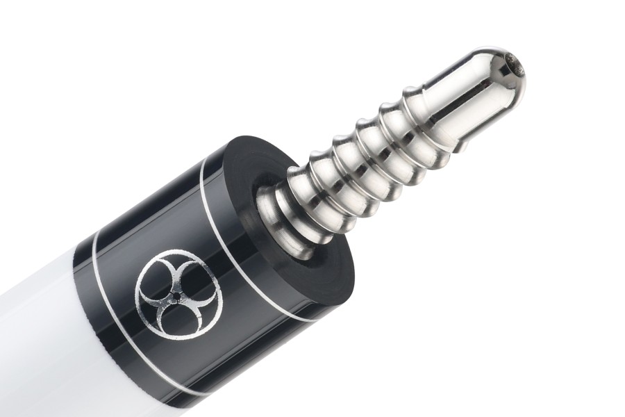 Biliardové tágo, Poison Maelith Biela/Čierna, Radial, 12,4 mm – Obrázok 4